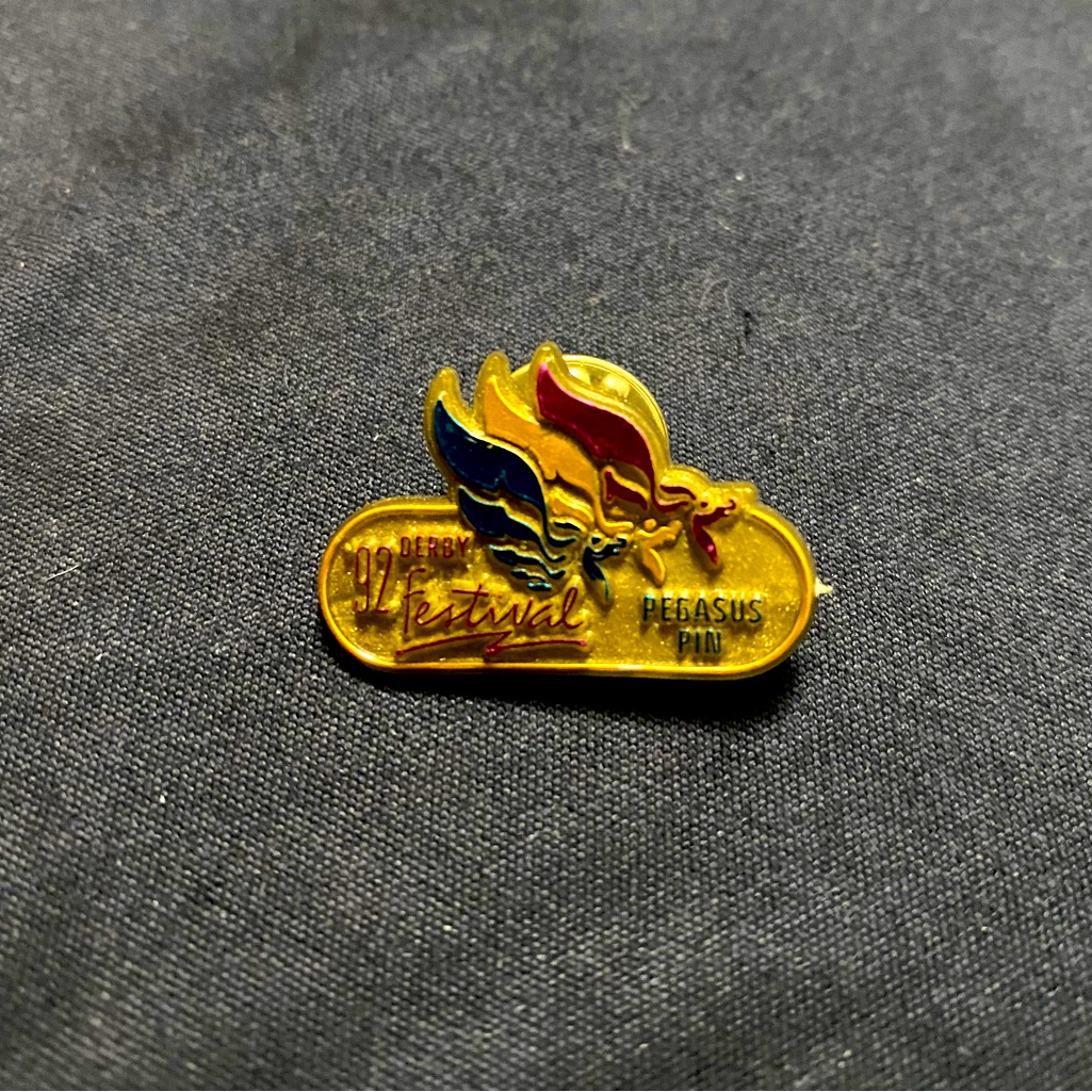 Kentucky Derby Festival Pegasus Pin 1992 20th Anniversary Pin